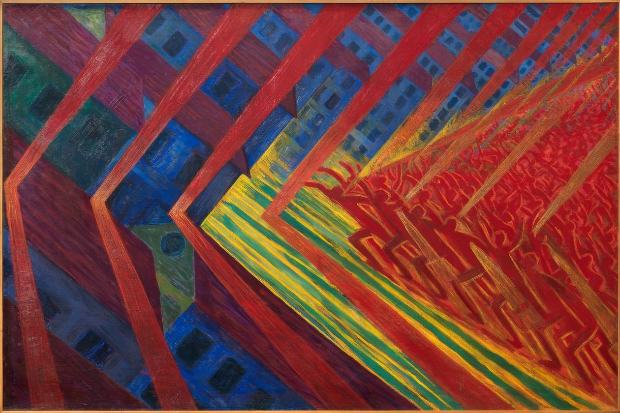 De opstand door Luigi Russolo