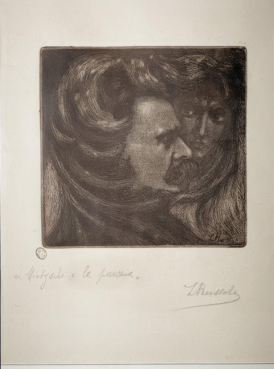 Nietzsche en waanzin door Luigi Russolo