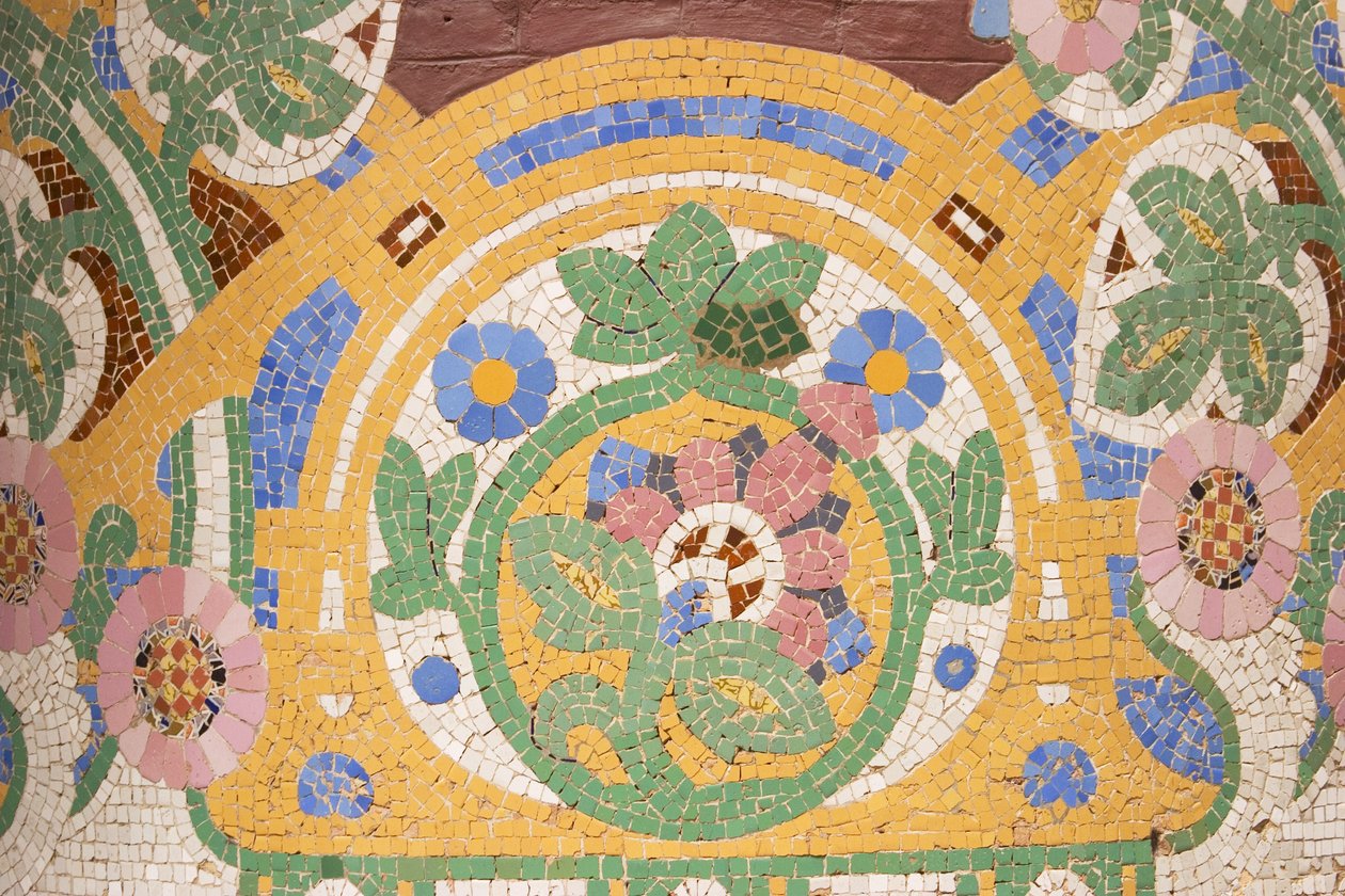 Mozaïek detail, 1908 door Luis Domenech i Montaner