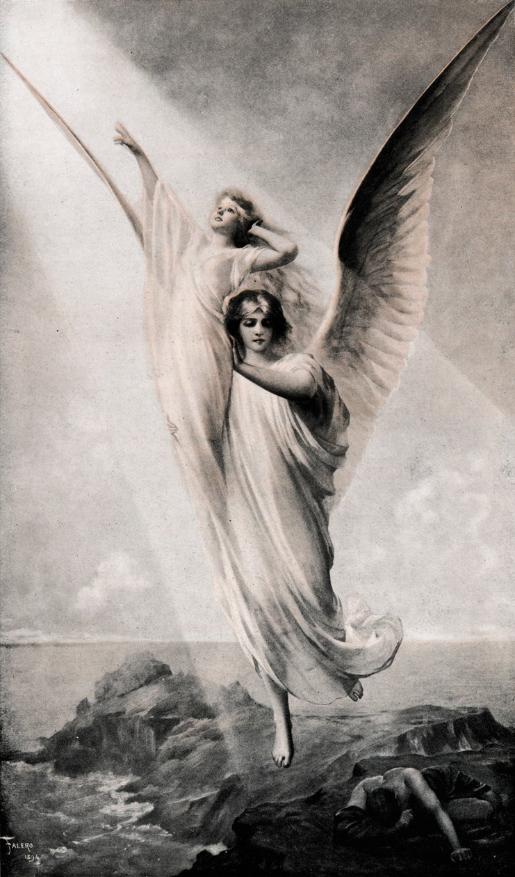 De menselijke ziel, 1894, 1911 door Luis Riccardo Falero