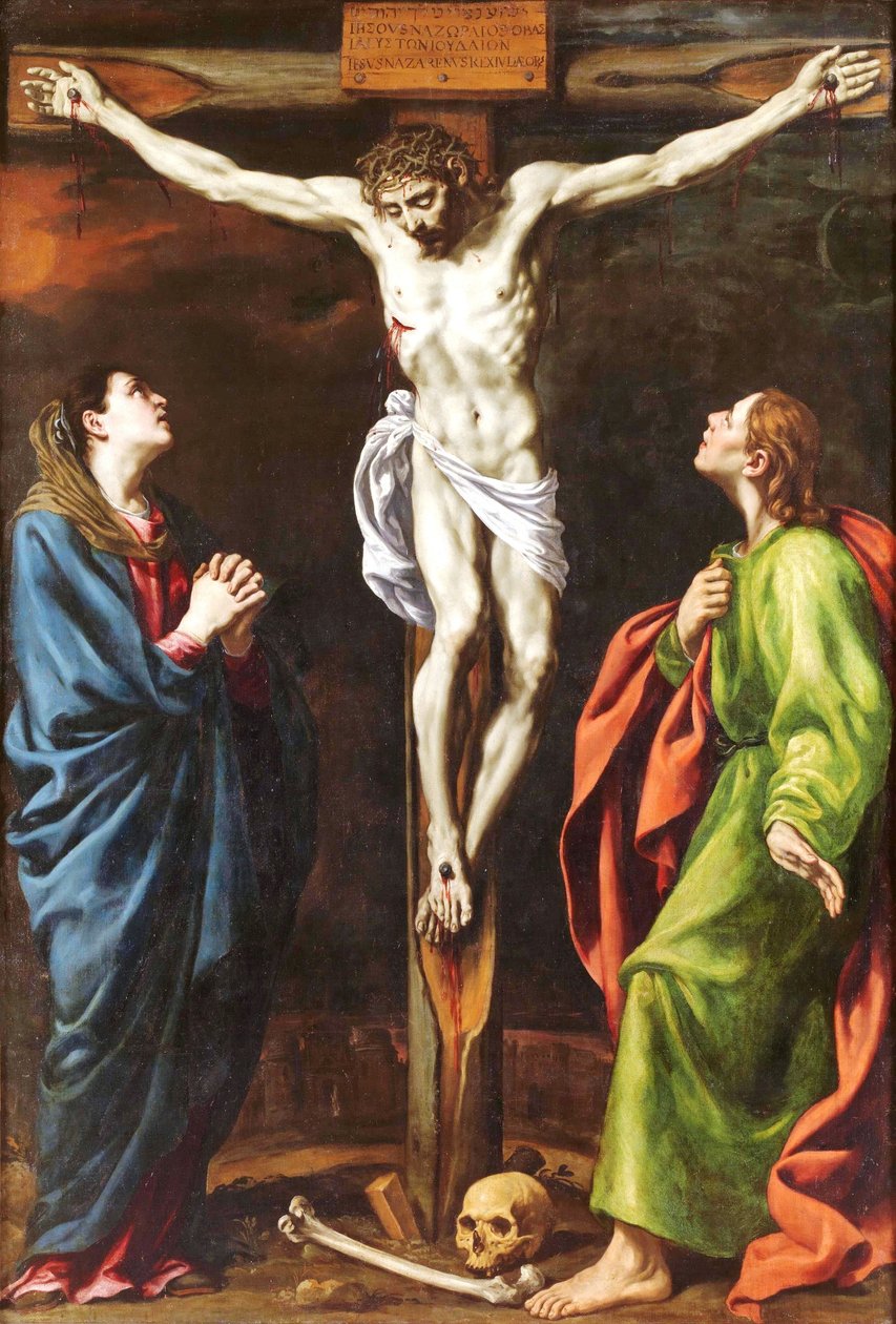 Spaans:  Calvario De Kruisiging door Luis Tristán