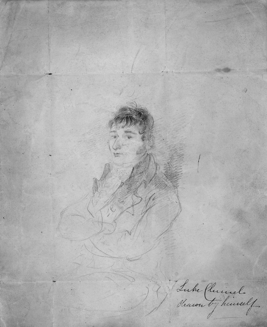 Zelfportret door Luke Clennell