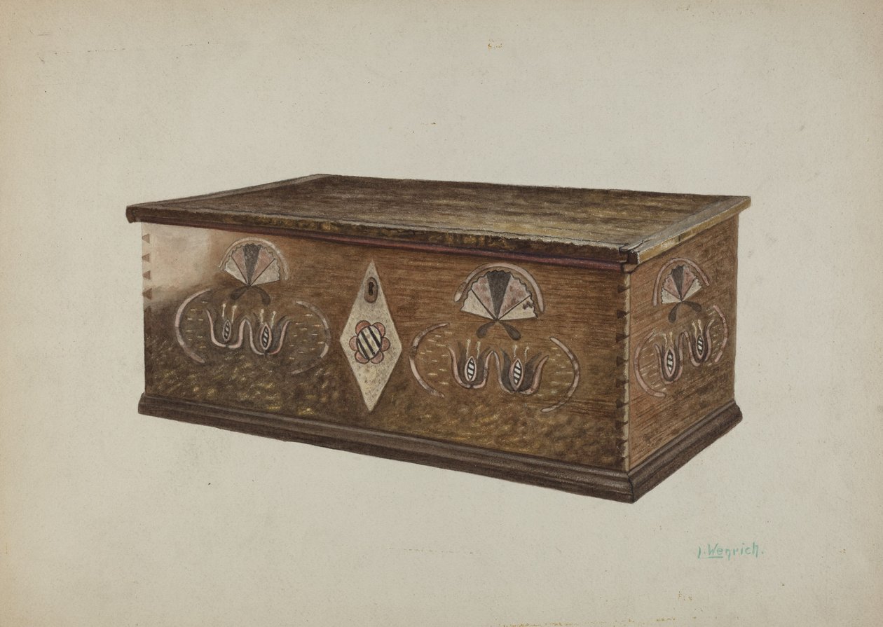 Pa. Duitse kist door Luther D. Wenrich