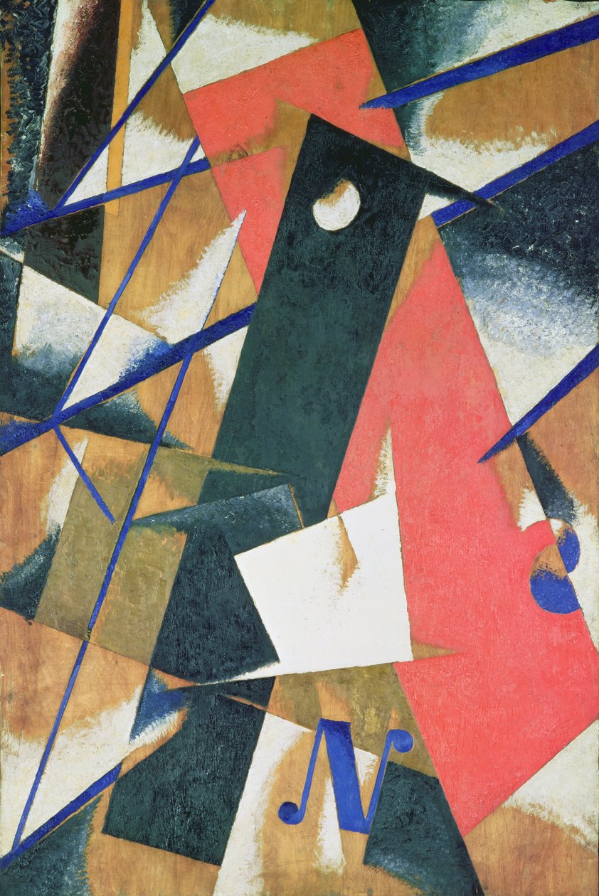 Ruimtelijke krachtconstructie, 1921 door Lyubov Sergeevna Popova