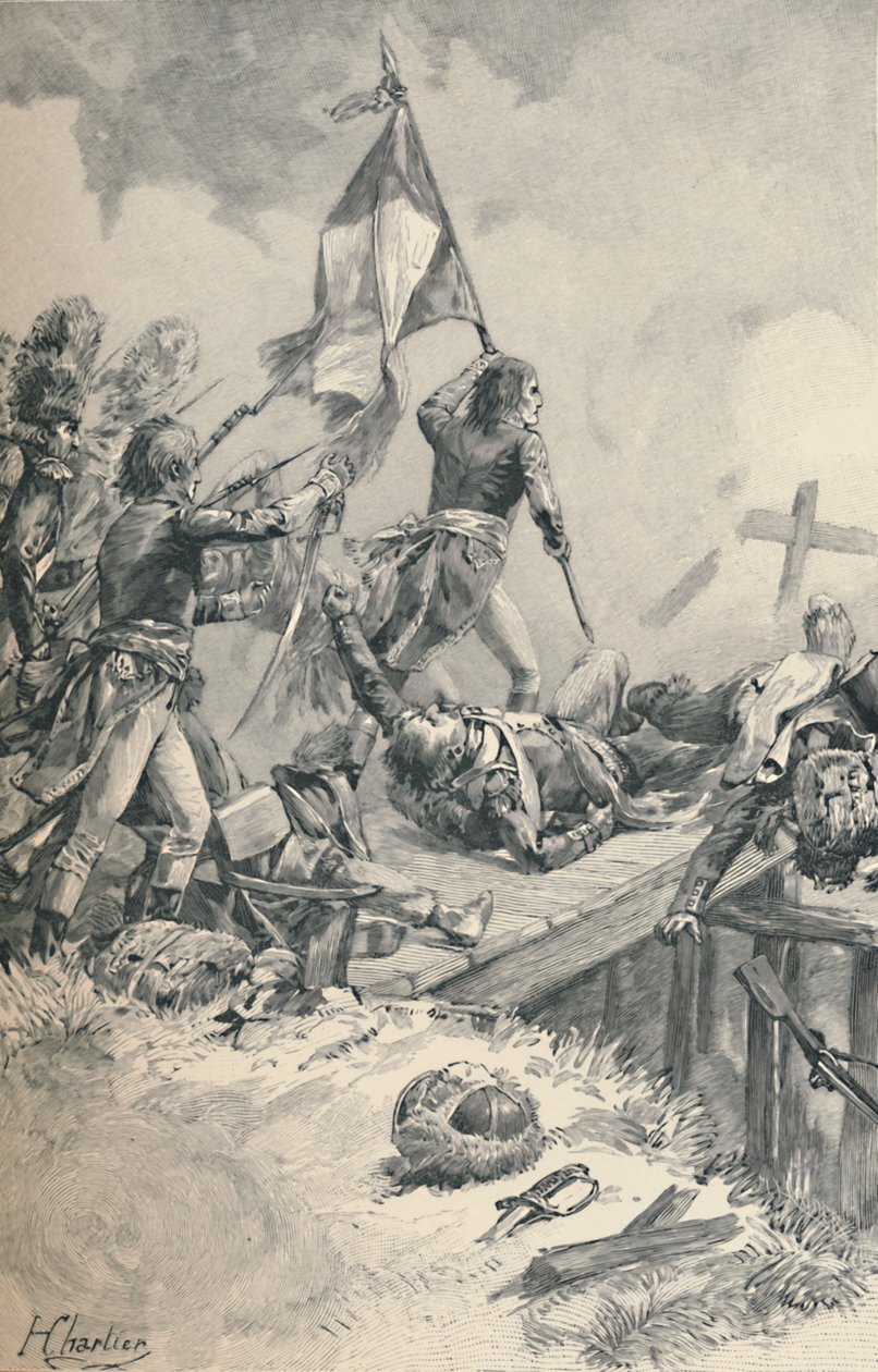 Bonaparte bij Arcole door M. Haider