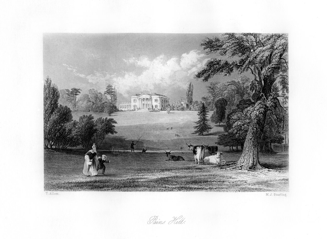 Pains Hill, Surrey, 19e eeuw door M. J. Starling