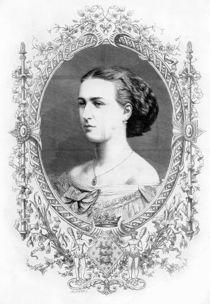 Prinses Alexandra 1844-1925, 1862 door M. Jackson