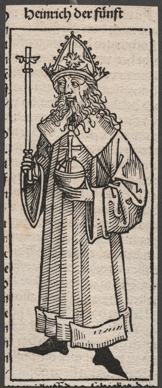 Hendrik de Vijfde door M. & Pleydenwurff W. (d.1494) Wolgemuth