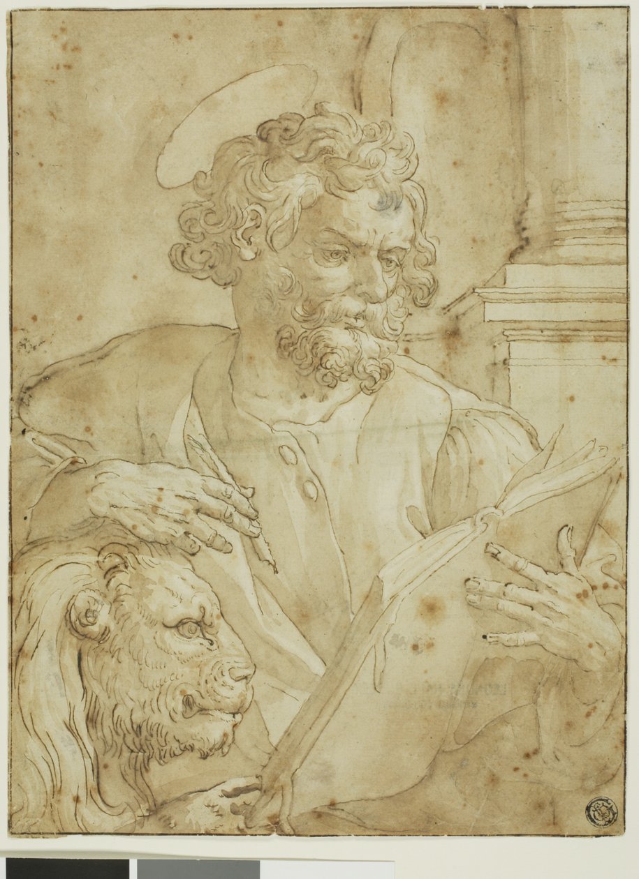 Marcus de Evangelist door Maarten de Vos
