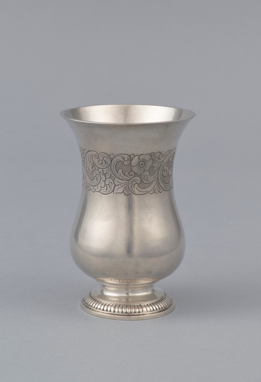 wys.: 13,1 cm / śr.: 8,9 cm / gewicht: 260 g, zilver pr. 12, slaan, graveren, ponsen, moletteren door Maciej Nowakowski