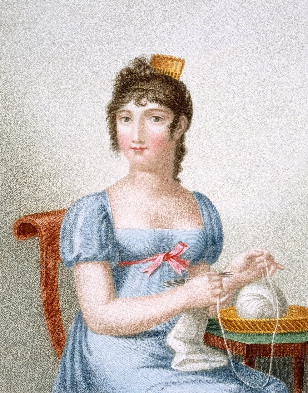 De breister, gegraveerd door Duthe, c.1816 door Madame G. Busset Dubruste