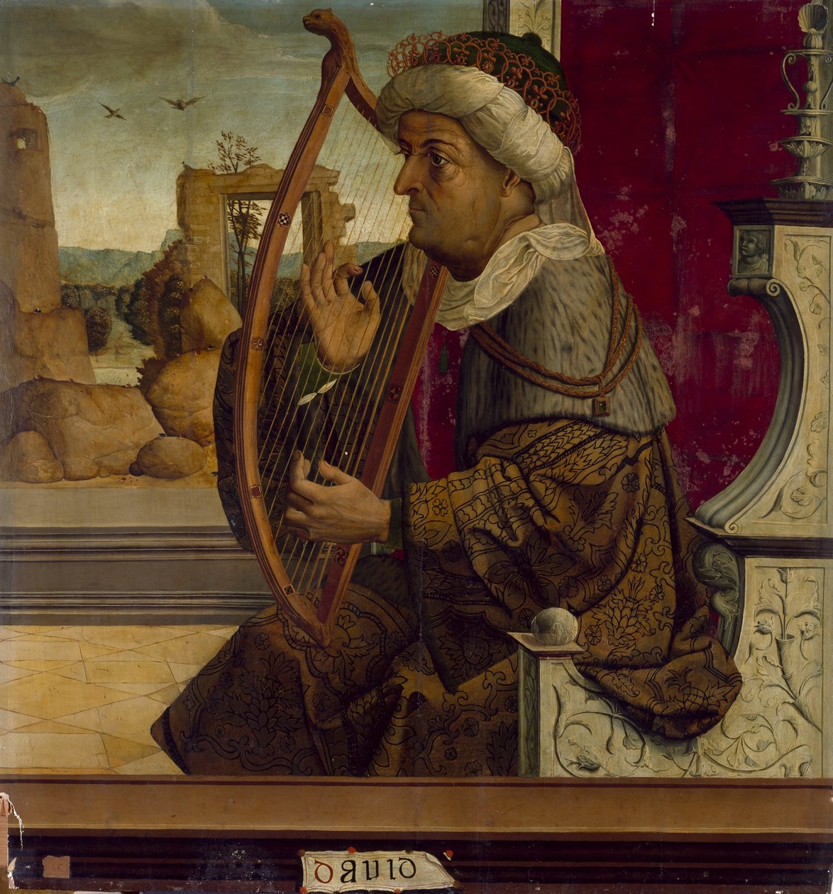 Koning David, c. 1525 door Maestro de Becerril