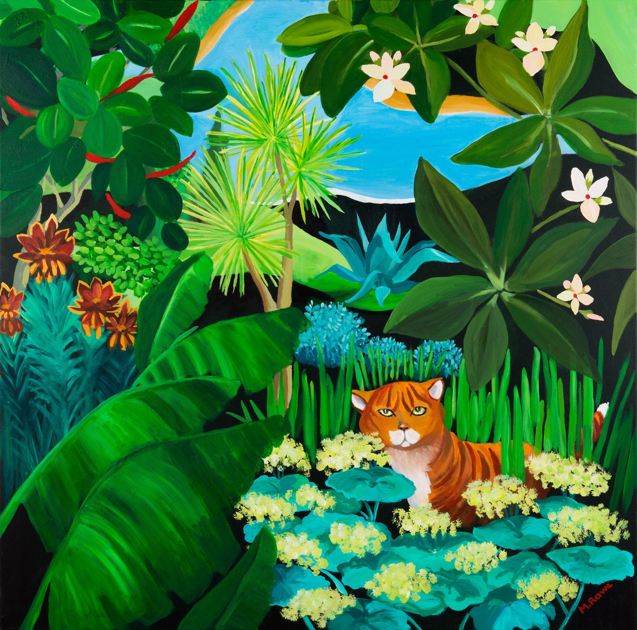 Poes in de jungle, 2013 door Maggie Rowe