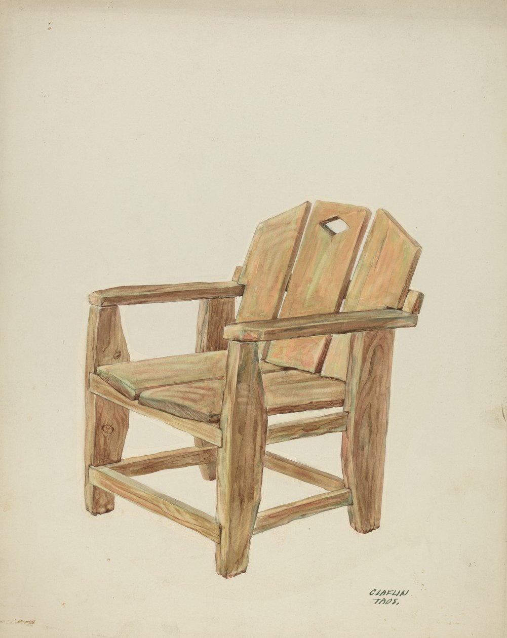 Stoel door Majel G. Claflin