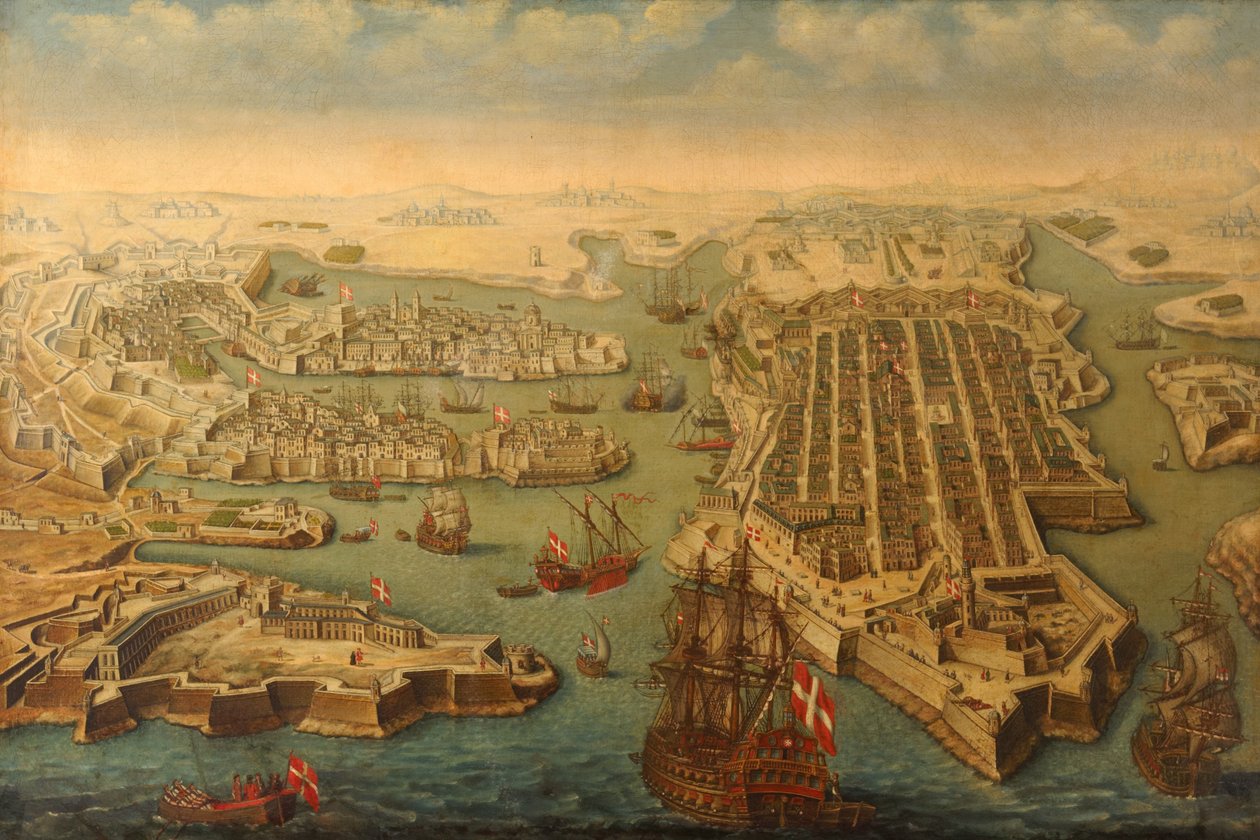 Valletta en de Drie Steden door Maltese School