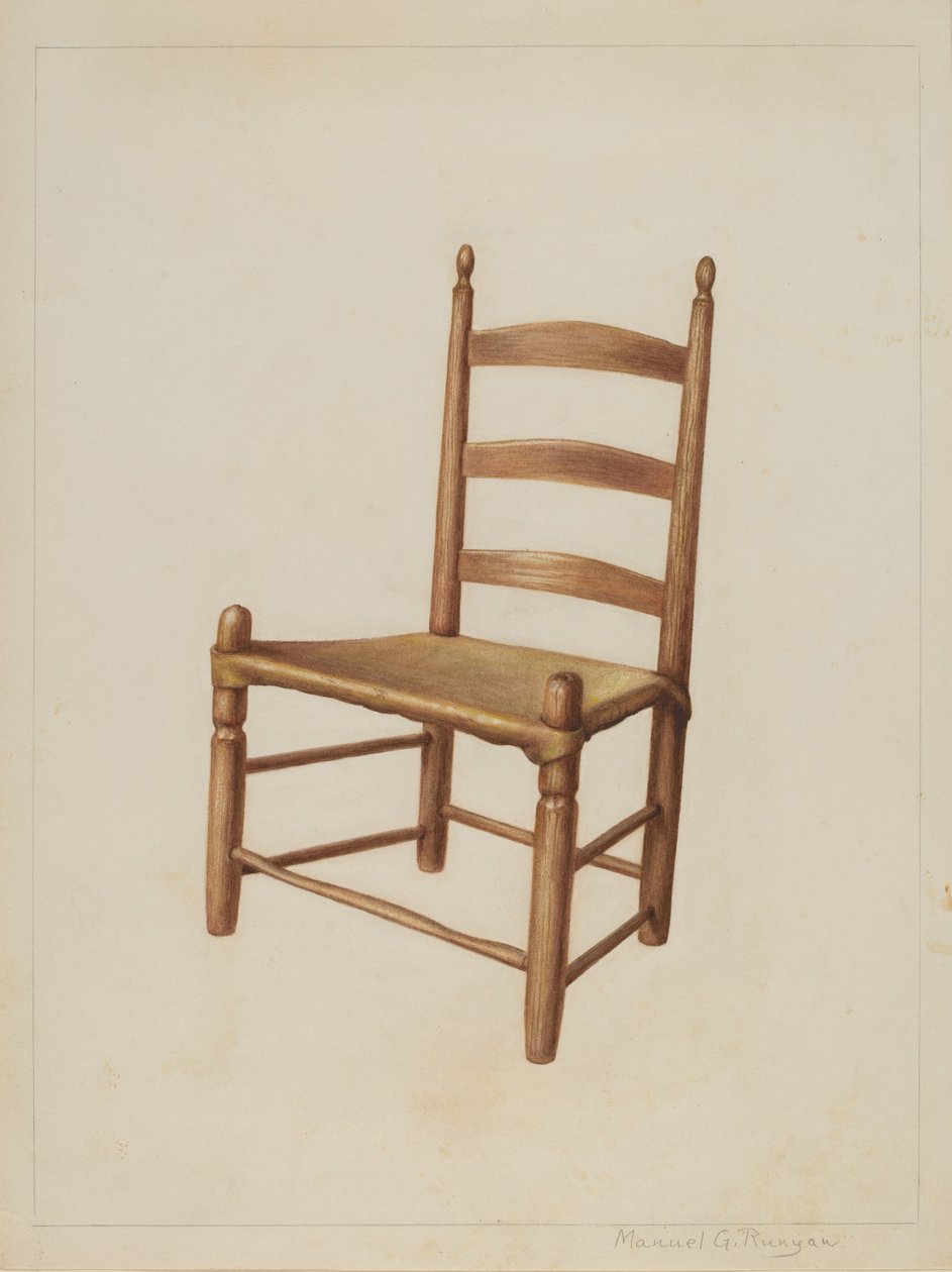 Eetkamerstoel door Manuel G. Runyan