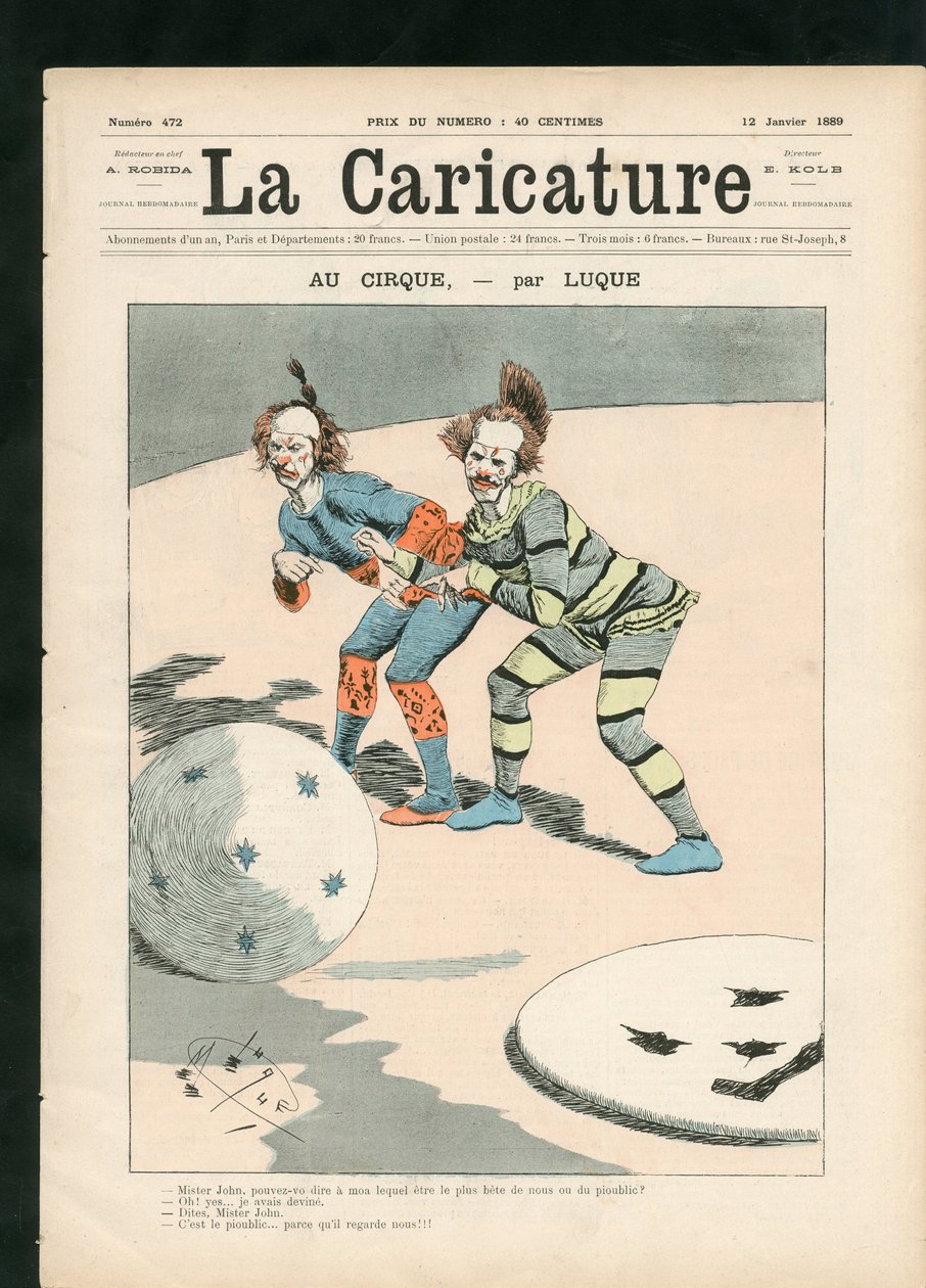 La Caricature (1880) door Manuel Luque