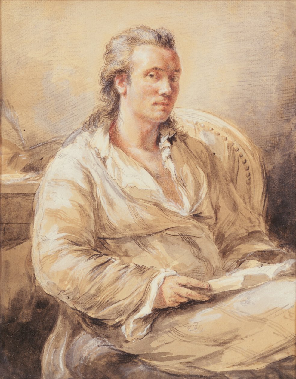 Zelfportret door Marc Theodore Bourrit