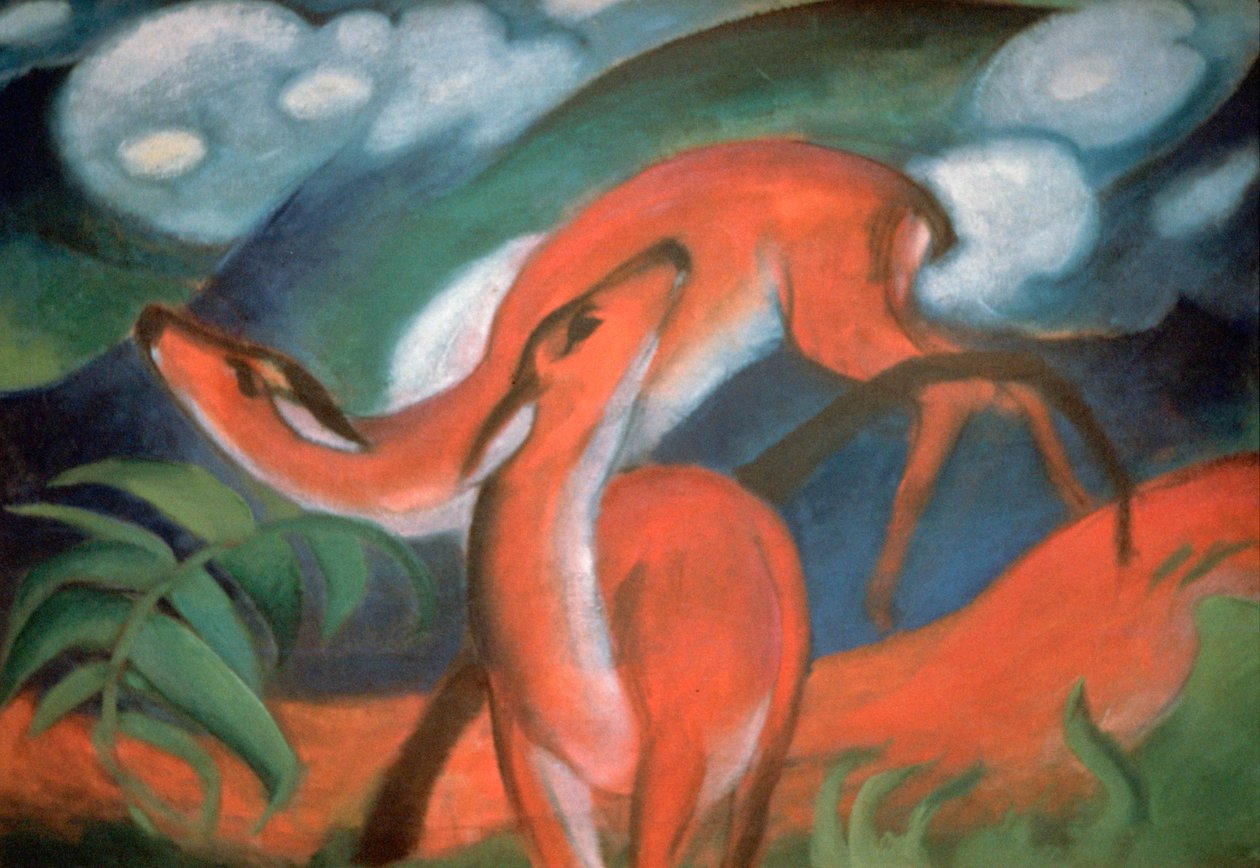 Edelhert II, 1912 door Franz Marc