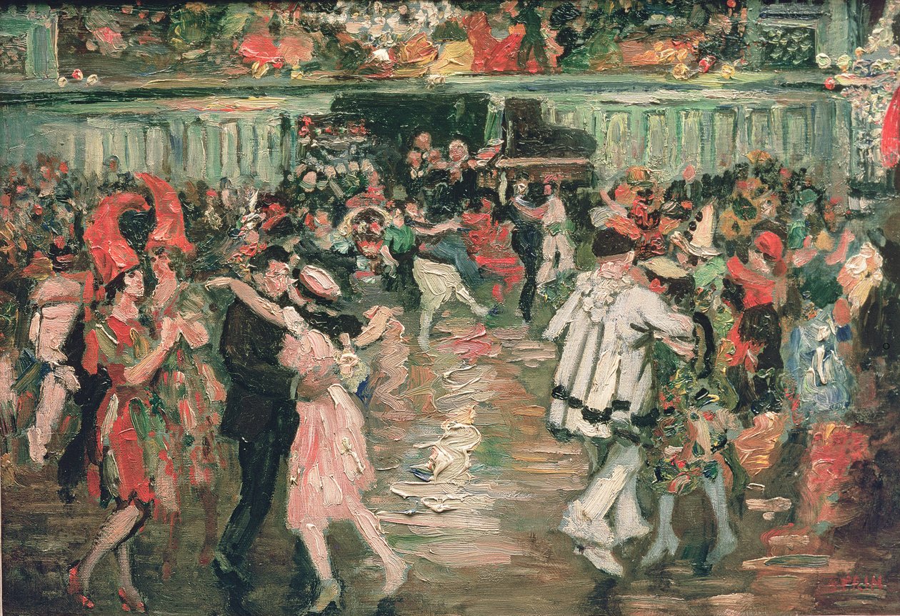 Het Bal in de Moulin Rouge door Marcel Leprin