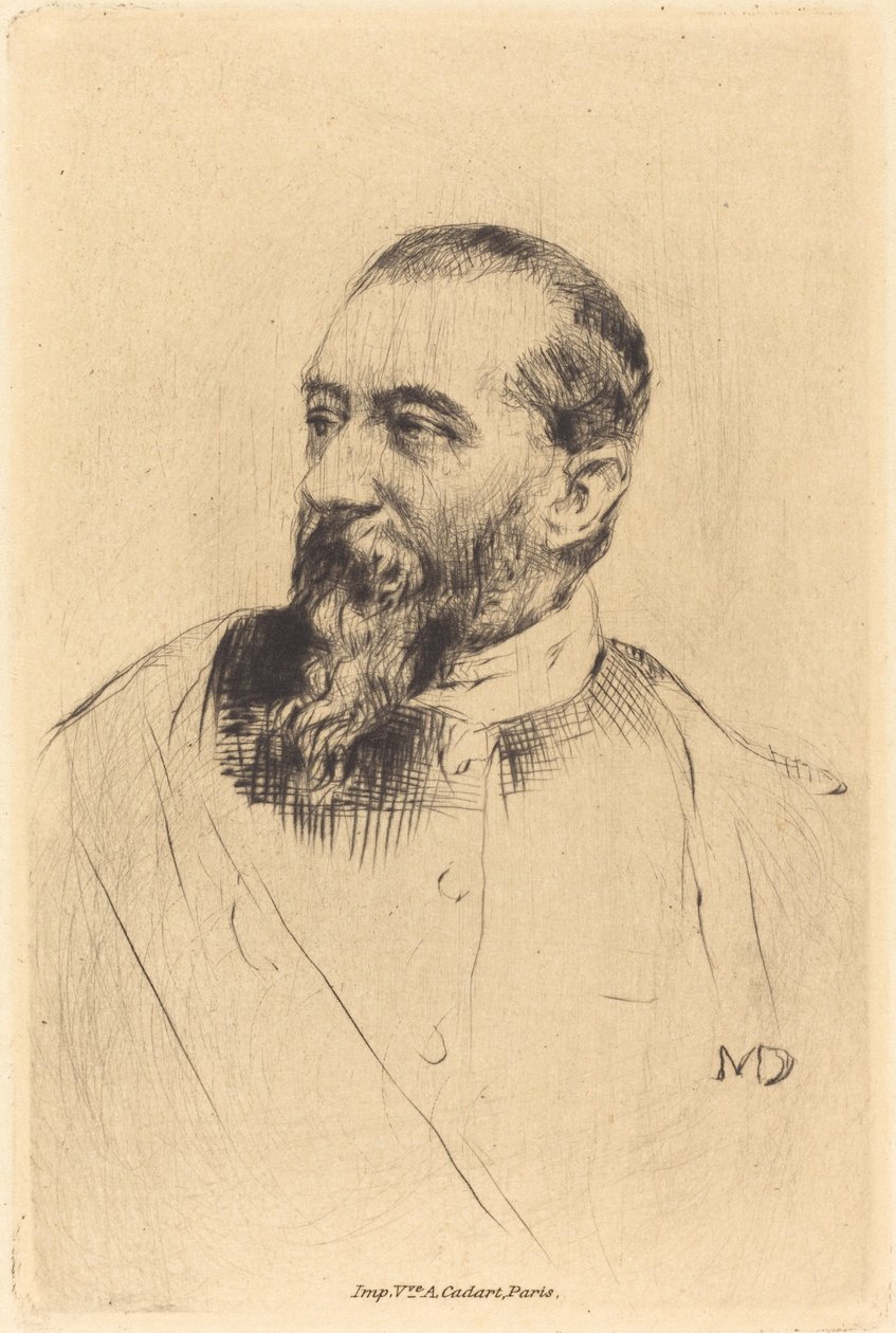 Alphonse Karr door Marcellin Gilbert Desboutin
