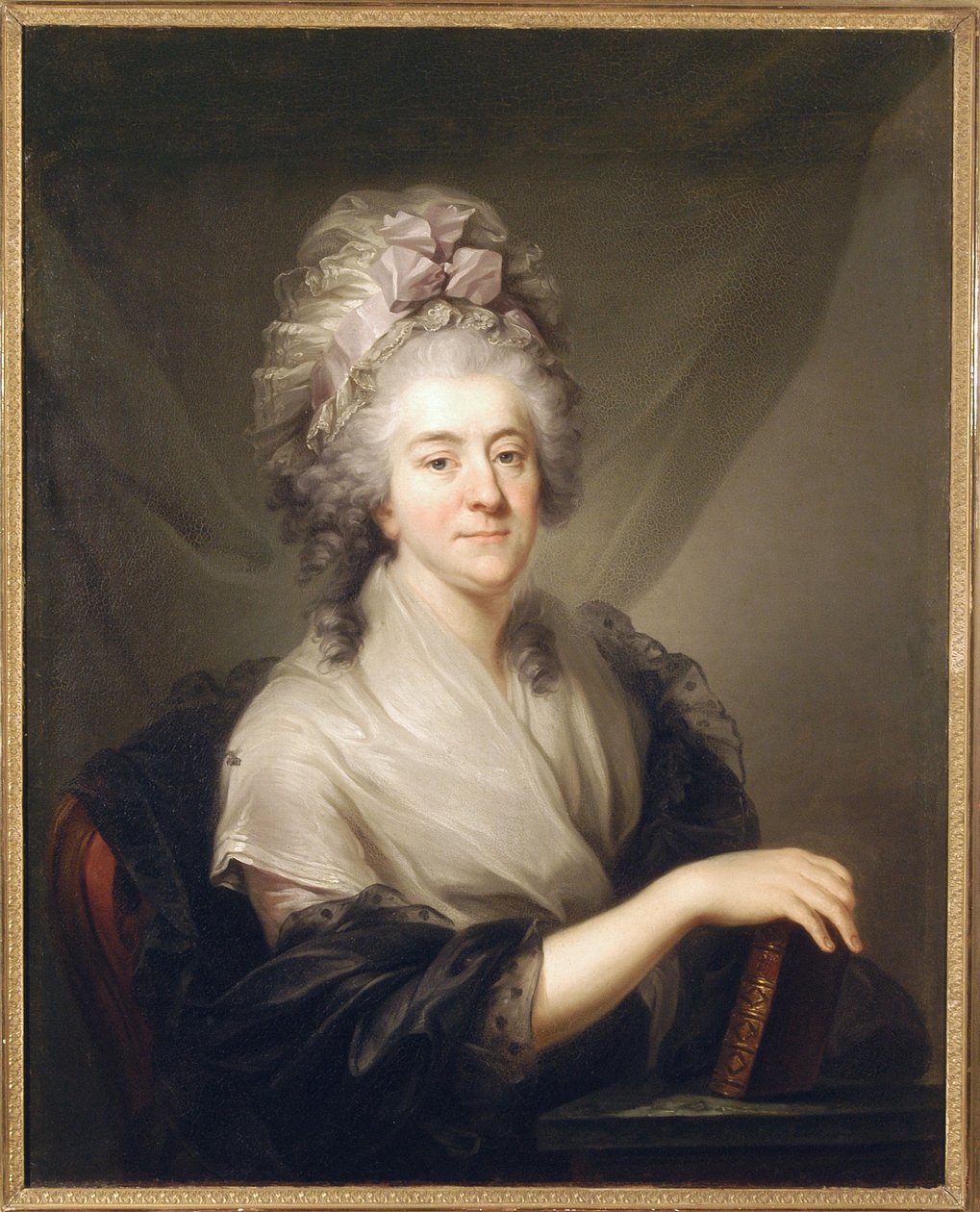 Gravin Franciszka Rzewuska, geboren Cetner, ca. 1780 door Marcello Bacciarelli