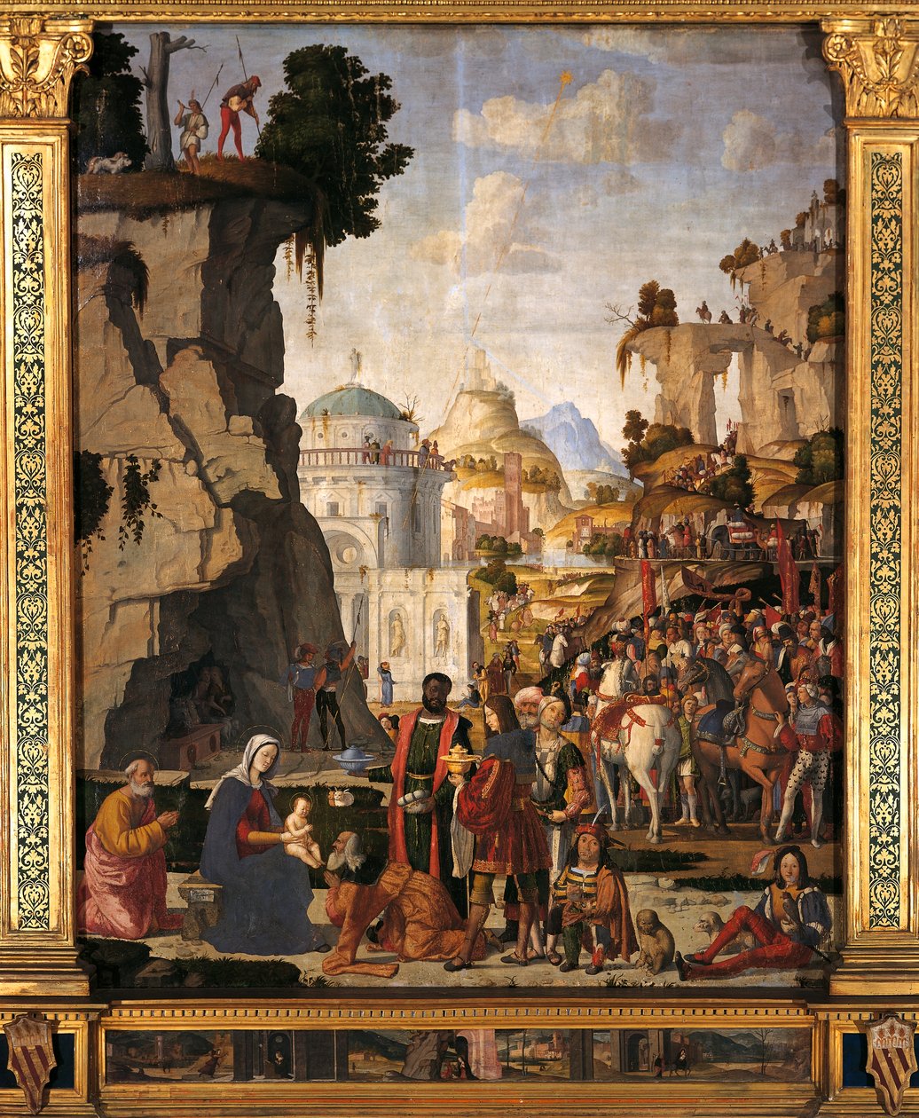 Driekoningen door Marcello Fogolino