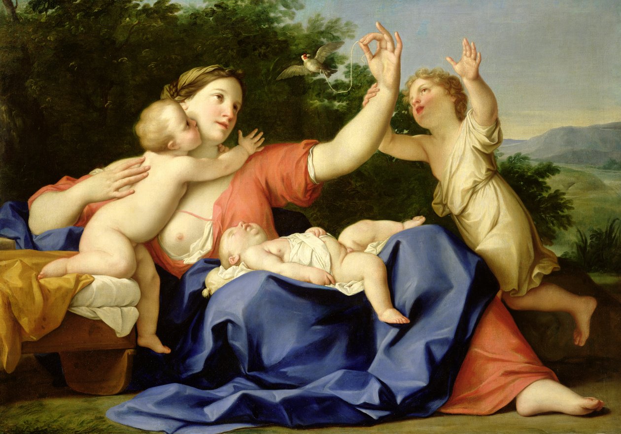 Liefdadigheid door Marcantonio Franceschini