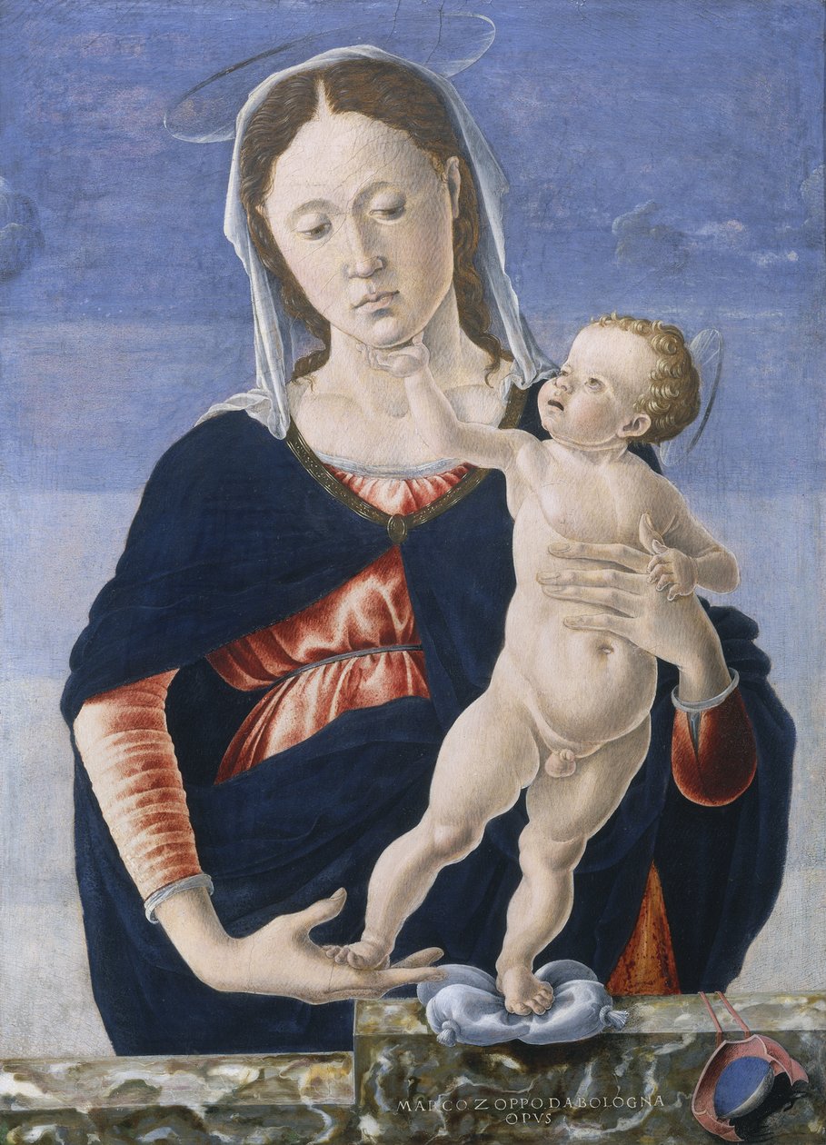 Madonna en Kind, c.1467-8 door Marco Zoppo