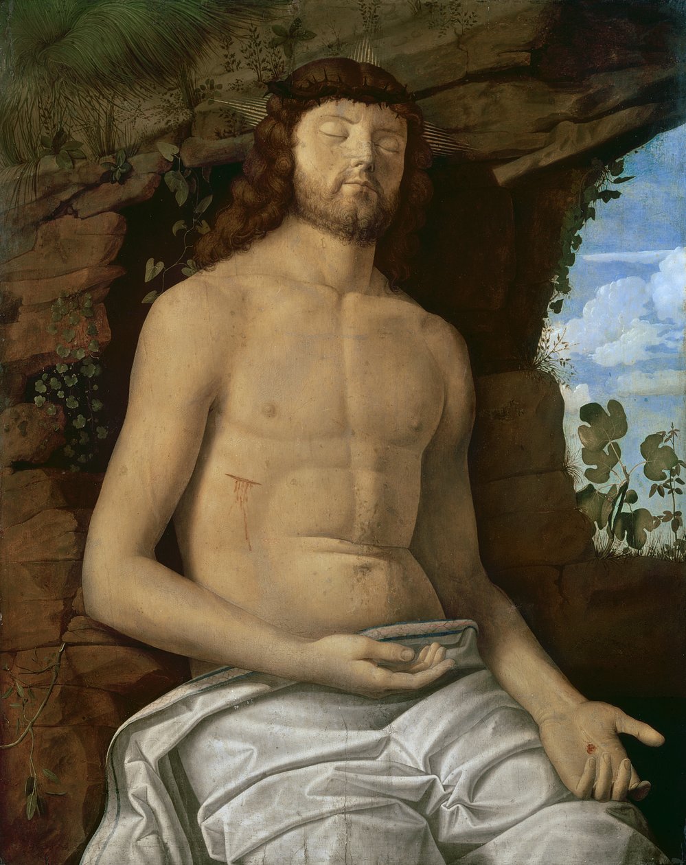 De dode Christus door Marco Basaiti
