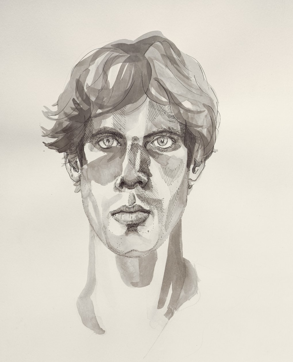 Zelfportret, 2000 door Marcus Morrell
