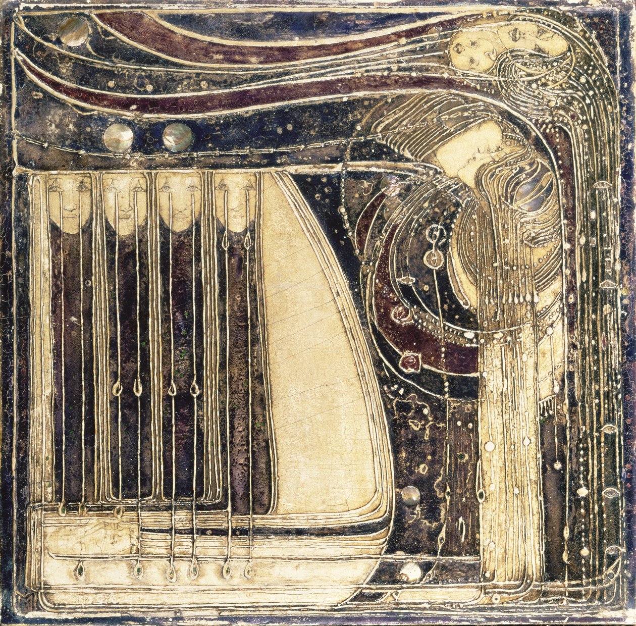 De Opera van de Zee, ca. 1902 door Margaret MacDonald Mackintosh