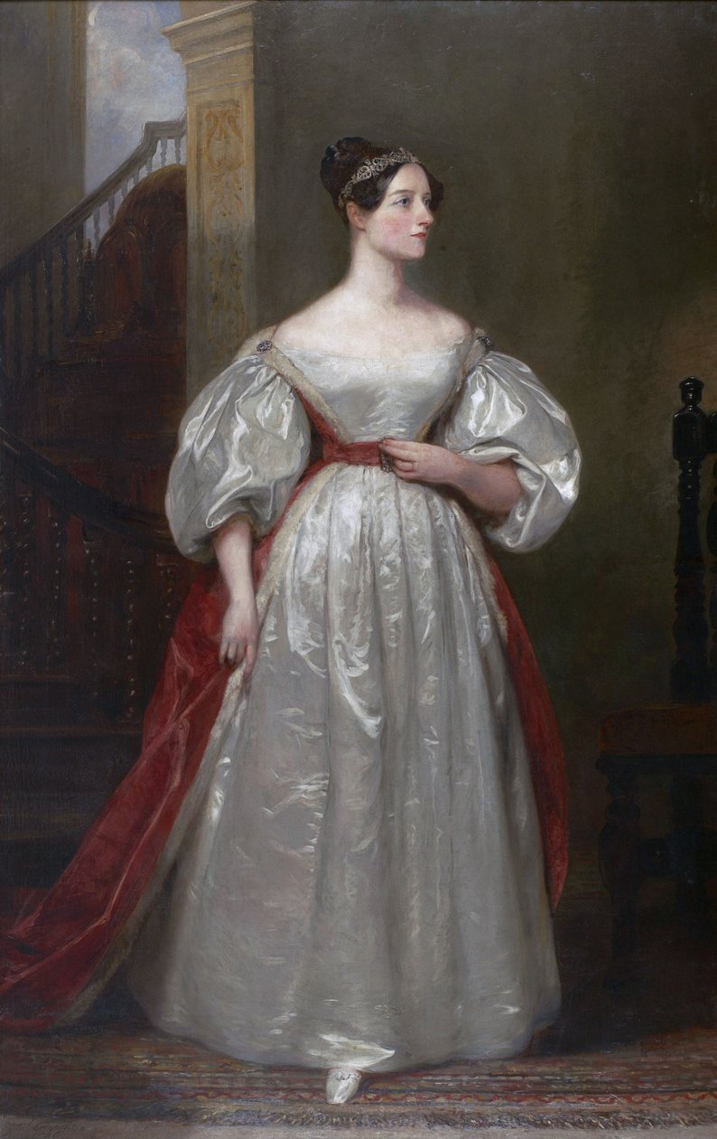 Portret van Ada Lovelace (1815-1852) door Margaret Sarah Carpenter