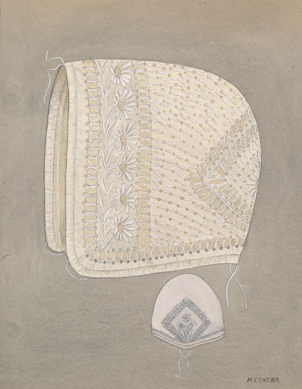 Babymuts, c. 1937 door Margaret Concha