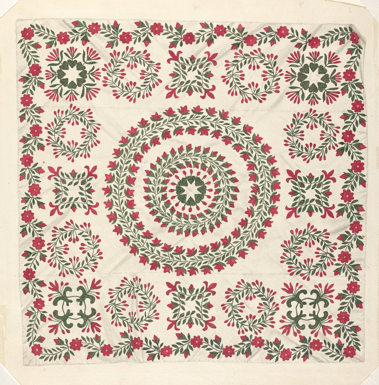 Quilt, ca. 1938 door Margaret Concha
