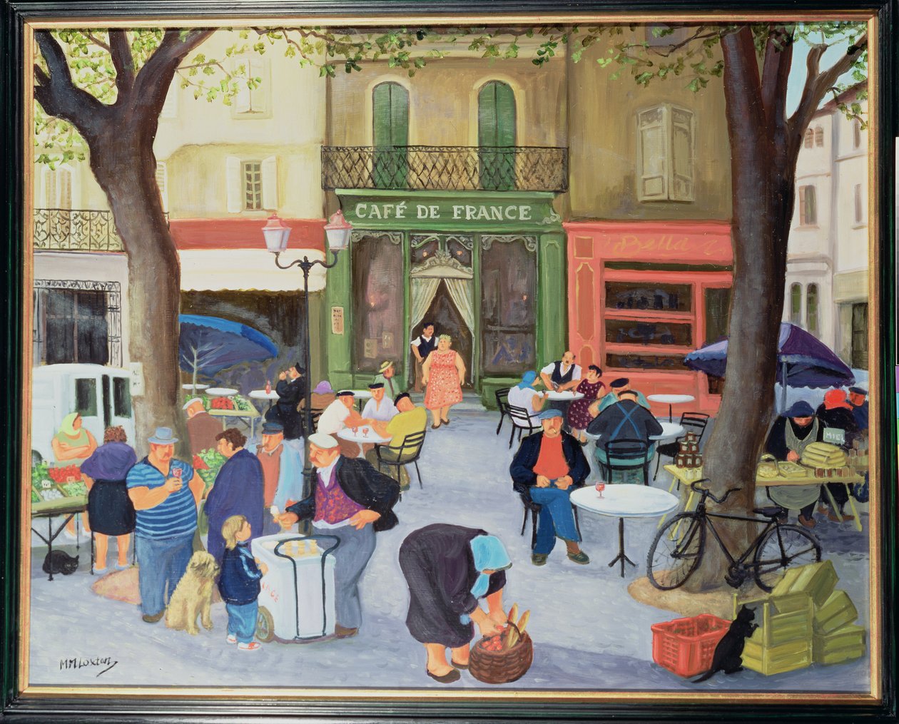 Café, Provence door Margaret Loxton