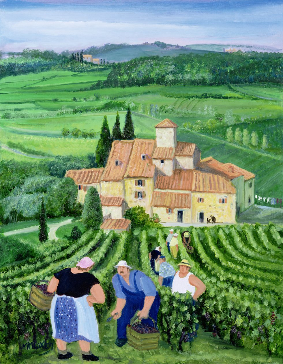 Castellina-in-Chianti door Margaret Loxton