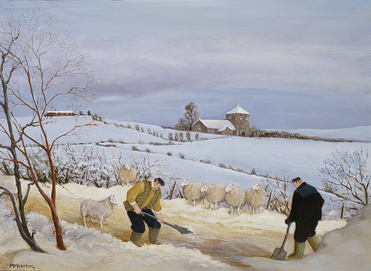 Sneeuw ruimen door Margaret Loxton