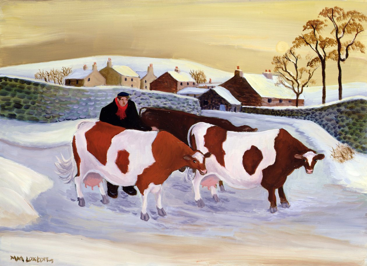Melken gaan door Margaret Loxton