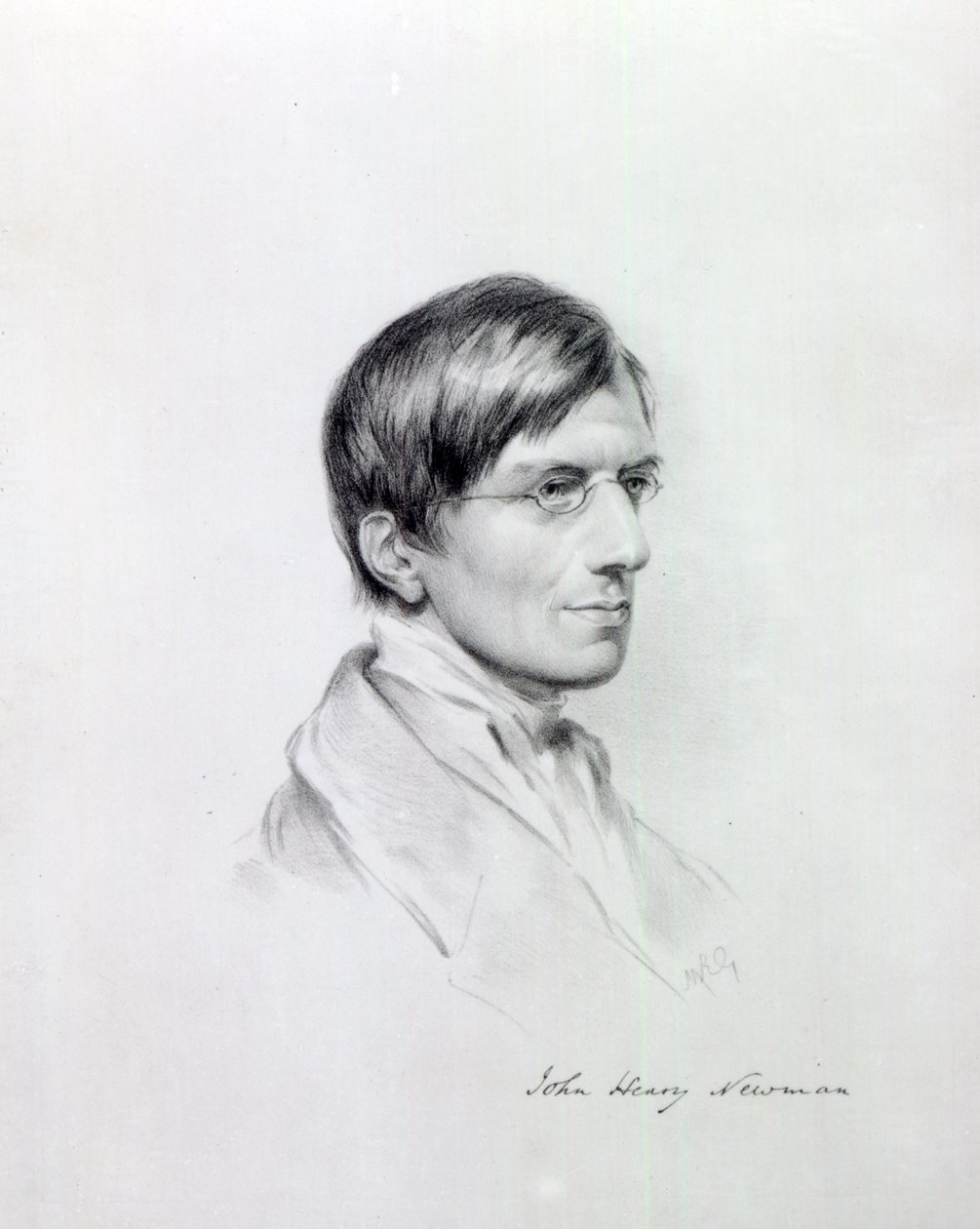 De Zeer Eerwaarde J.H. Newman, gegraveerd door John Alfred Vinter, 1850 door Maria Giberne