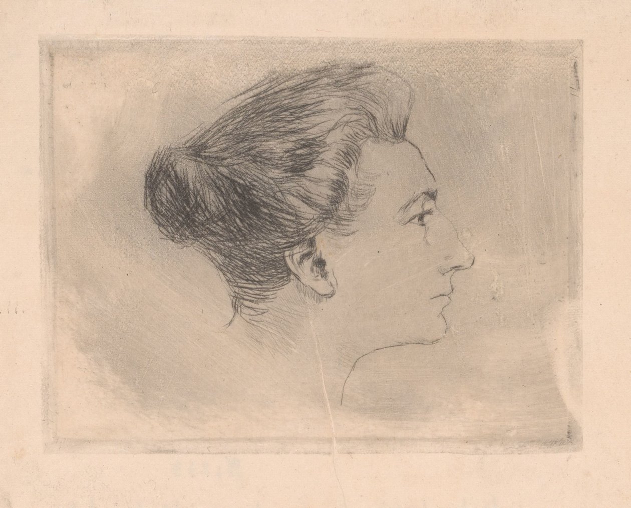 Vrouwenhoofd door Maria Hubrecht