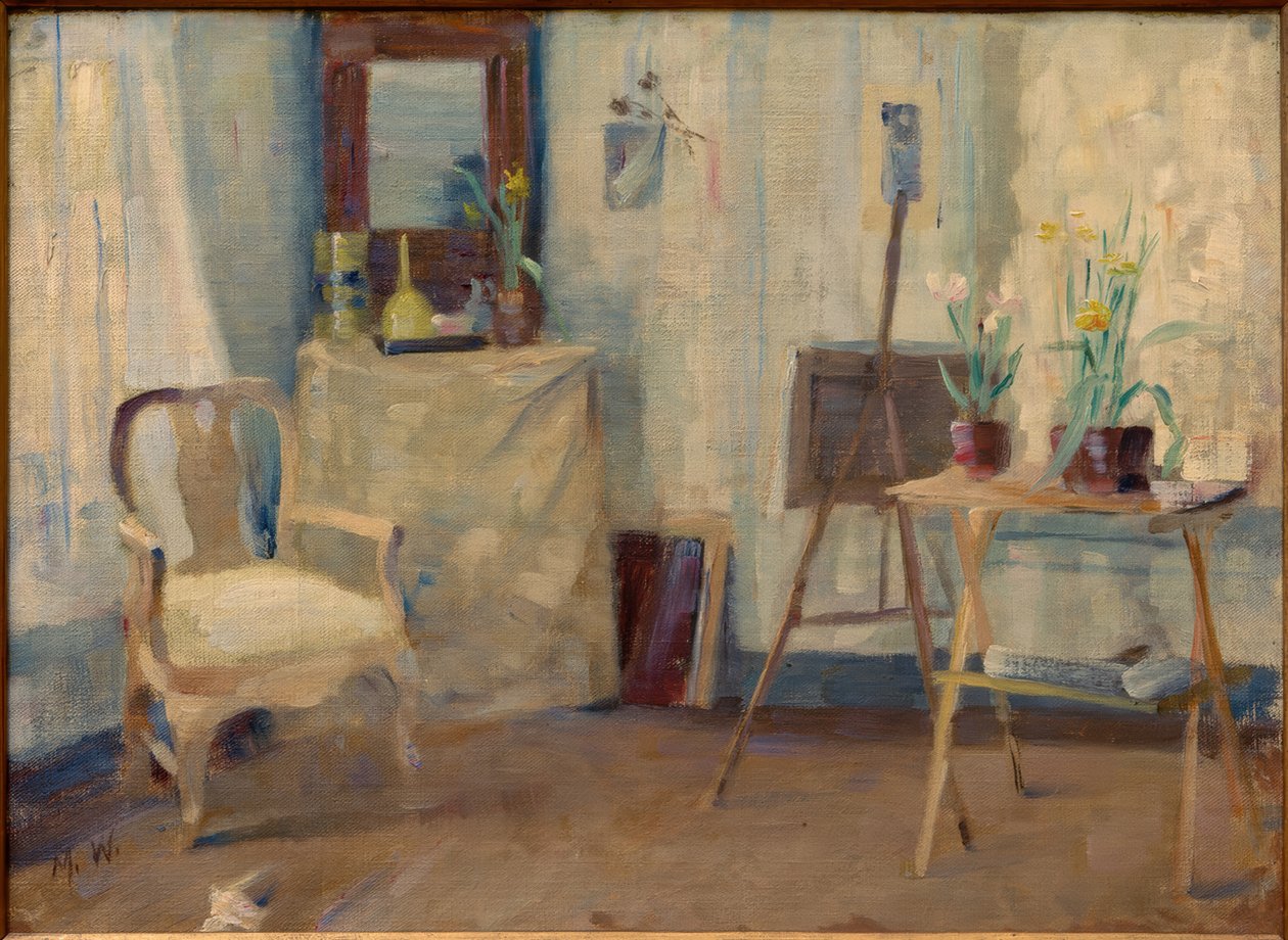 In het atelier door Maria Wiik