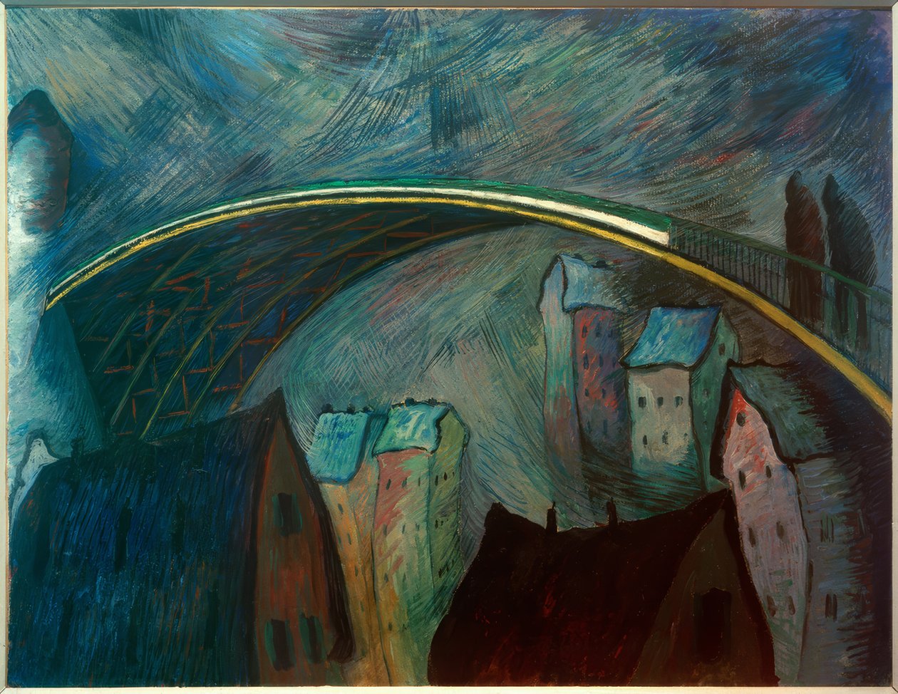 Sneeuwstorm door Marianne von Werefkin