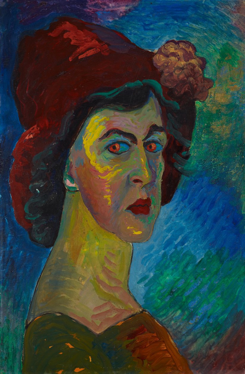 Zelfportret I door Marianne von Werefkin