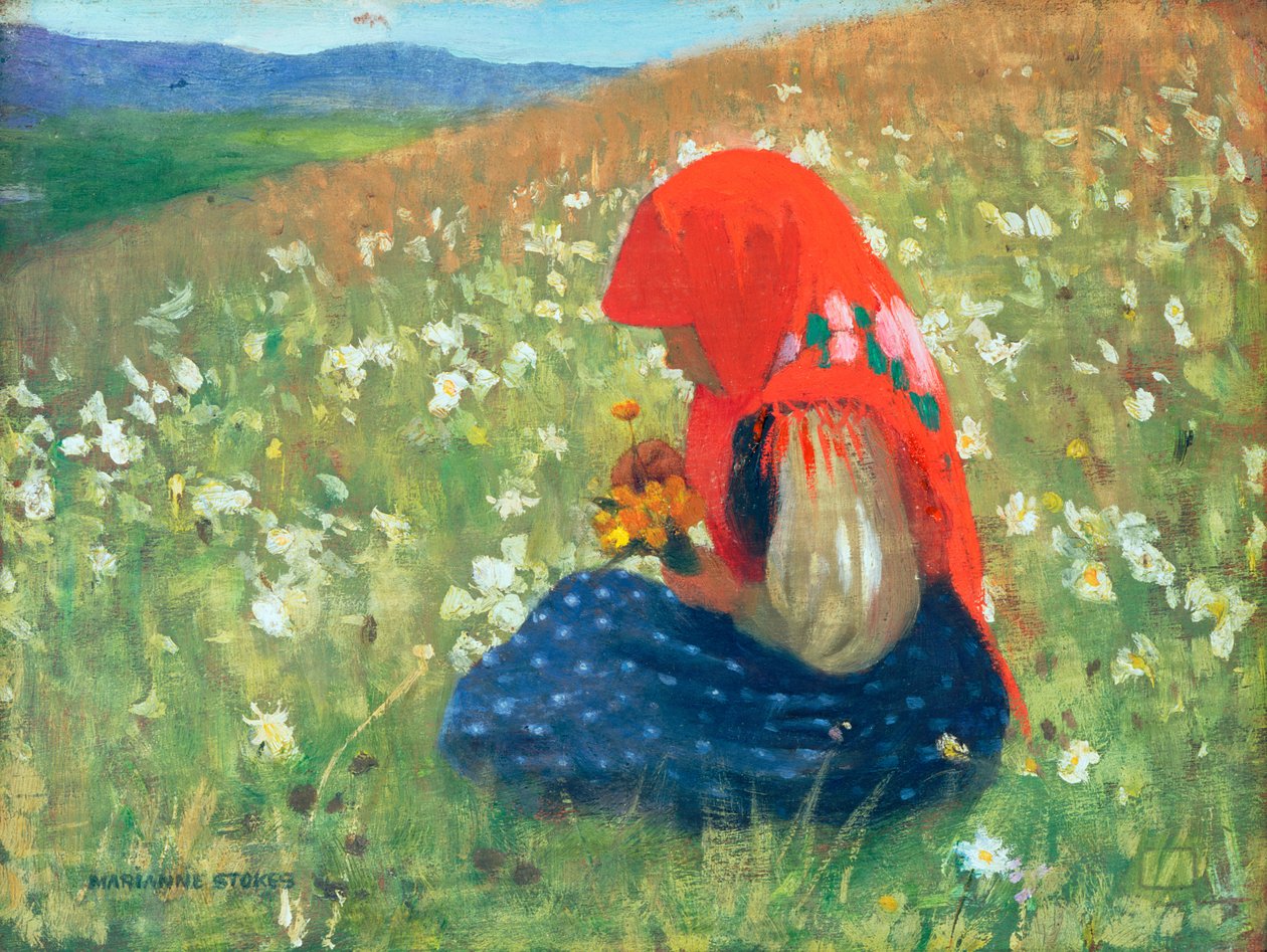 Meisje van de Tatra, ca. 1905-07 door Marianne Stokes