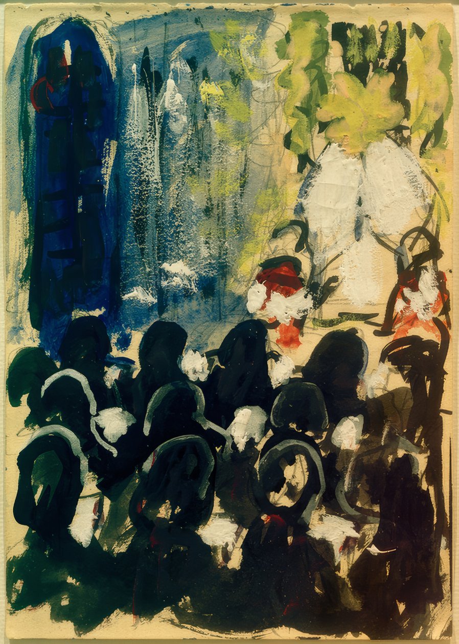 In de opera door Marianne von Werefkin