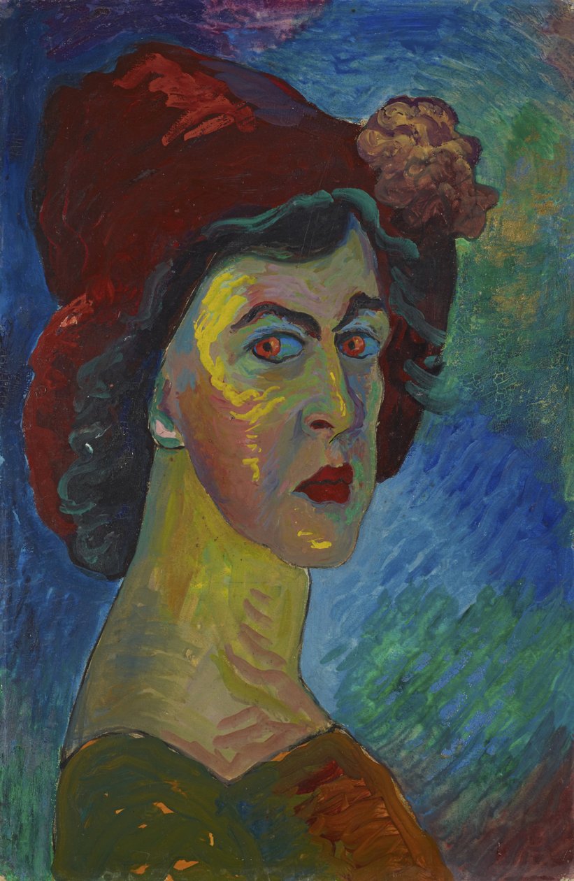 Zelfportret door Marianne von Werefkin
