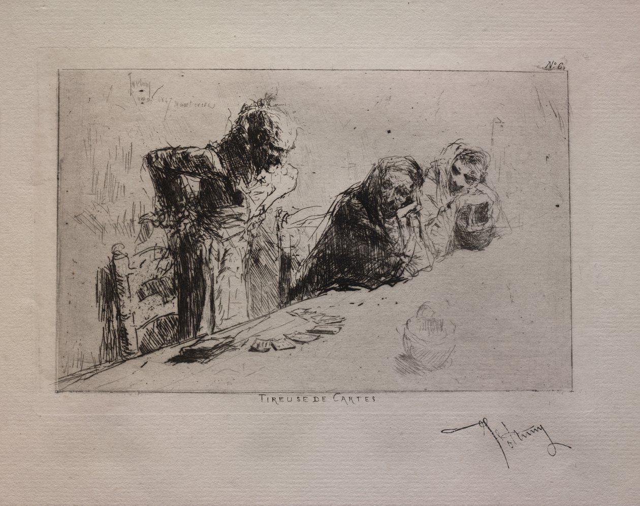 Waarzegster door Mariano Fortuny y Marsal
