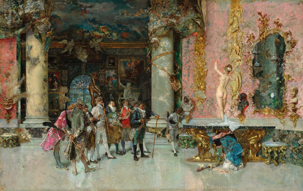 De keuze van een model door Marià Fortuny