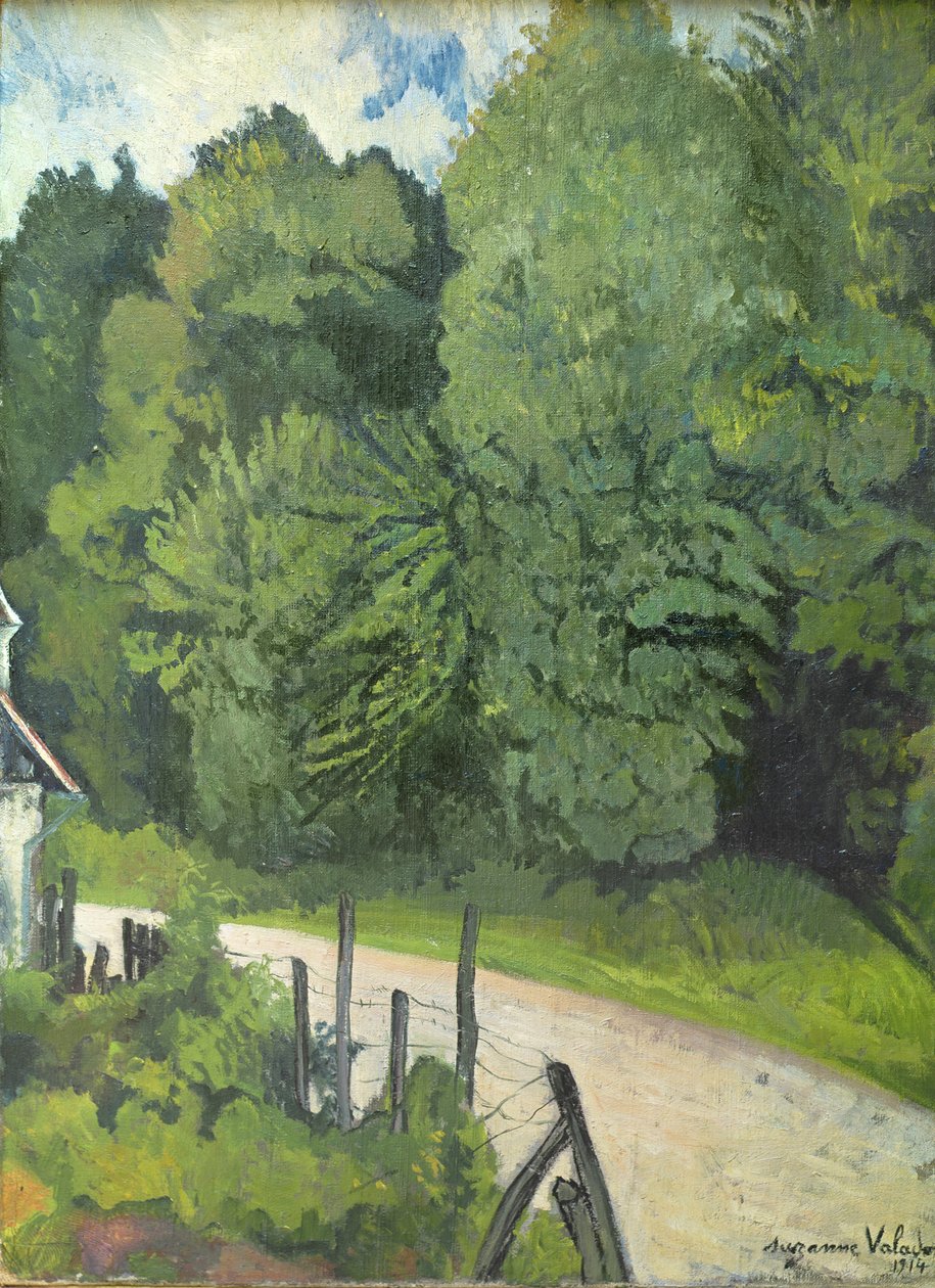 Weg in het bos, 1914 door Marie Clementine (Suzanne) Valadon